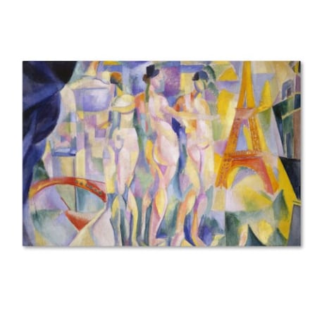 Robert Delaunay 'La Ville De Paris' Canvas Art,22x32
